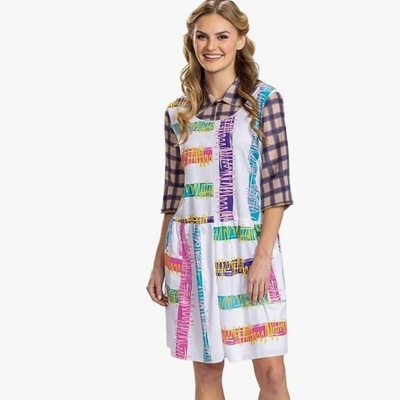 STRANGER THINGS eleven DRESS SIZE ADULT LARGE HALLOWEEN COSTUME - Picture 1 of 9